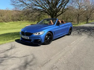Used BMW 420 Cabriolet M Sport 2016 Blue Cabriolet