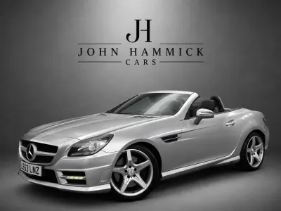 Used Mercedes SLK250 AMG 204 HP (150 kW) 2013 Silver Cabriolet