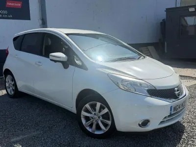 Used Nissan Note S 98 HP (72 kW) 2014 White Hatchback