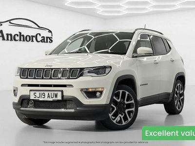 White Used 2019 Jeep Compass Limited SUV | £10,790 (Fair price)