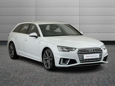 White Used 2019 Audi A4 S-Line Estate | £21,772 (A bit pricey)