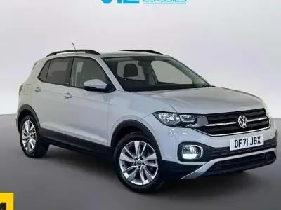 Usado VW T-Cross Active 110 HP (80 kW) 2021 Cinzento SUV