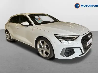 Used Audi A3 S-Line 110 HP (80 kW) 2023 White Sedan