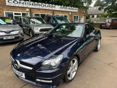 Used Mercedes SLK250 AMG 2015 Blue Cabriolet