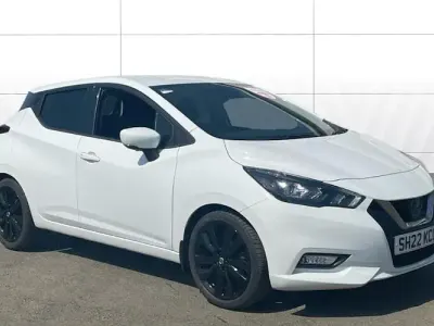 Used Nissan Micra Tekna 92 HP (67 kW) 2022 White Hatchback