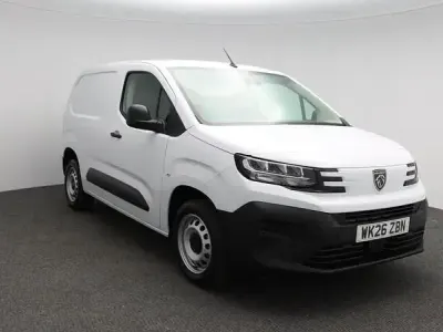 New Peugeot Partner 131 HP (96 kW) 2026 White MPV