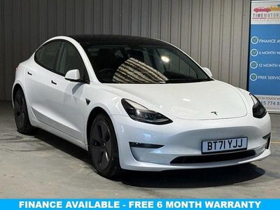 Used Tesla Model 3 Long Range AWD 366 kW (498 HP) 2021 White Sedan