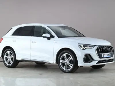 Używany Audi Q3 S-Line 150 KM (110 kW) 2020 Biały SUV