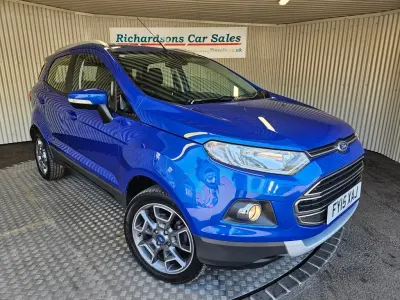 Used Ford Ecosport Titanium 125 HP (91 kW) 2015 Blue SUV