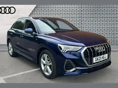 Used Audi Q3 S-Line 150 HP (110 kW) 2021 Blue SUV