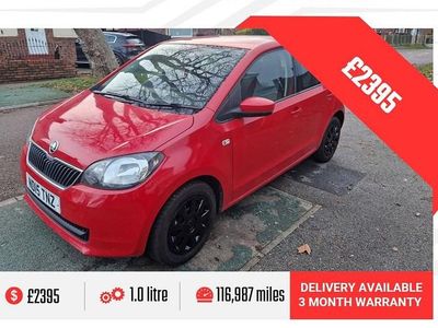 Red Used 2015 Skoda Citigo SE Hatchback | £2,395 (Fair price)