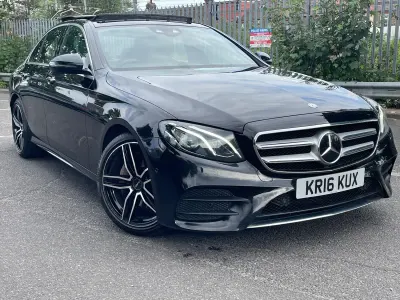Used Mercedes E220 AMG Line Premium 2016 Black Sedan