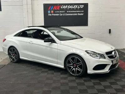Used Mercedes E250 AMG 204 HP (150 kW) 2014 White Coupe