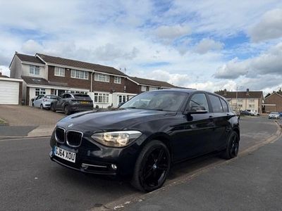 Used BMW 116 Sport Line 2014 Black Hatchback