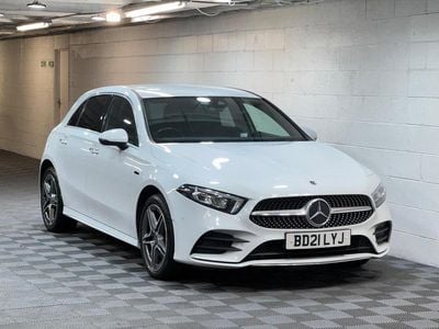 Used Mercedes A250 AMG Line Premium 2021 White Hatchback
