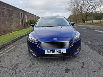 Used Ford Focus Zetec 2016 Blue Hatchback