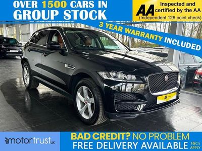 Begagnad Jaguar F-Pace Portfolio 180 HK (132 kW) 2019 Svart SUV
