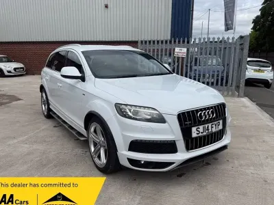 Used Audi Q7 S-line plus 245 HP (180 kW) 2014 White SUV