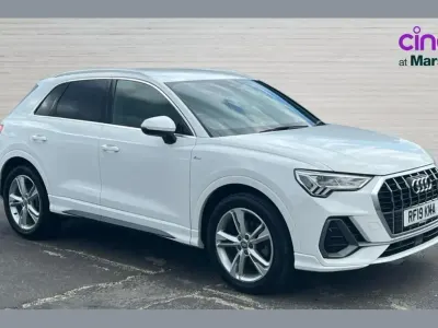 Used Audi Q3 S-Line 150 HP (110 kW) 2019 White SUV