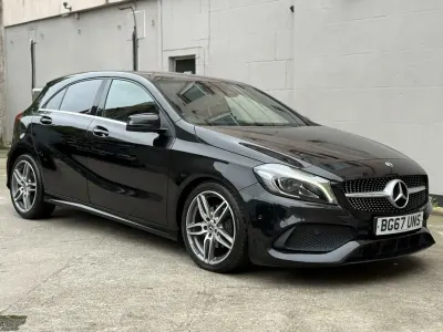 Używany Mercedes A200 AMG line 2017 Czarny Hatchback