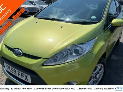 Used Ford Fiesta Zetec 96 HP (70 kW) 2010 Green Hatchback