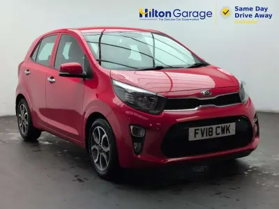 Used Kia Picanto 83 HP (61 kW) 2018 Red Hatchback