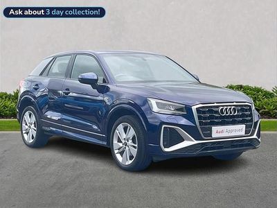Begagnad Audi Q2 S-Line 147 HK (108 kW) 2023 Blå SUV