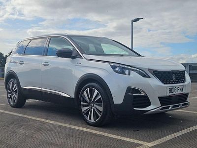 White Used 2018 Peugeot 5008 Premium Hatchback | £14,495 (Fair price)