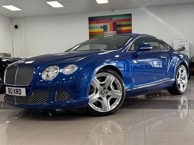 Used Bentley Continental Mulliner 575 HP (422 kW) 2012 Blue Coupe