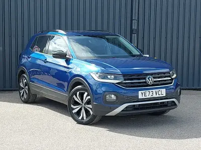 Used VW T-Cross Black Edition 110 HP (80 kW) 2024 Blue SUV