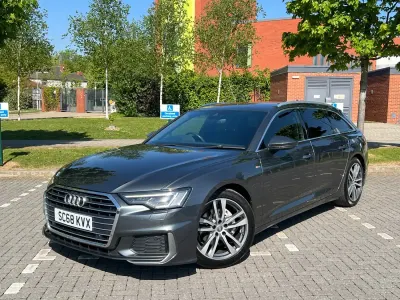 Begagnad Audi A6 S-Line 2019 Grå Kombi
