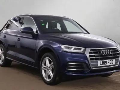 Used Audi Q5 S-Line 190 HP (139 kW) 2019 Blue SUV