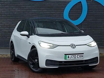 Used VW ID.3 Pro Performance 150 kW (204 HP) 2020 White Hatchback