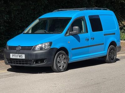 Used VW Caddy Maxi 102 HP (75 kW) 2011 Blue MPV