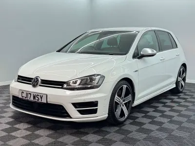 Used VW Golf VII R 2017 White Hatchback