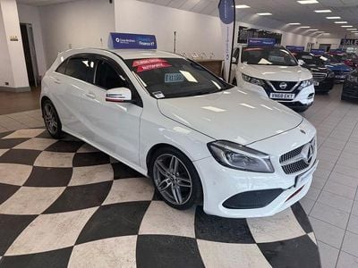 Used Mercedes A200 AMG Line Premium 2018 White Hatchback