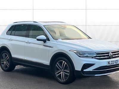 White Used 2022 VW Tiguan Elegance SUV | £26,142 (Fair price)