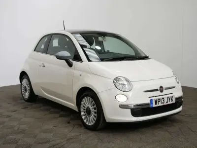 Used Fiat 500 Lounge 69 HP (50 kW) 2013 White Hatchback