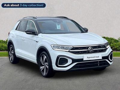 White Used 2023 VW T-Roc R-line SUV | £23,706 (Good price)