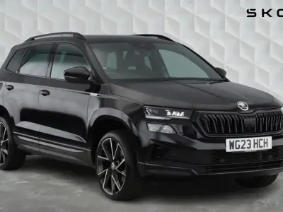 Used Skoda Karoq SportLine 150 HP (110 kW) 2023 Black magic pearl effect SUV