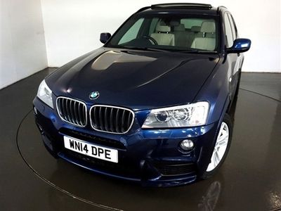used BMW X3 2.0 XDRIVE20D M SPORT 5d-2 FORMER KEEPERS FINISHED IN DEEP SEA BLUE WITH OY