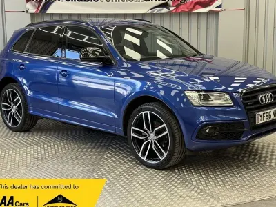Used Audi Q5 S-line plus 190 HP (139 kW) 2016 Blue SUV
