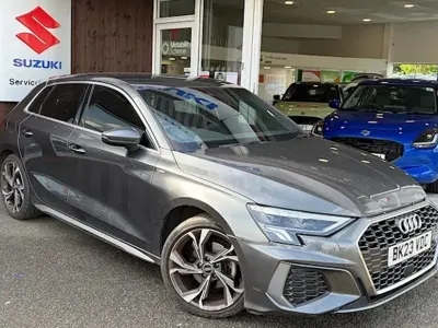 Begagnad Audi A3 S-Line 110 HK (80 kW) 2023 Grå Sedan
