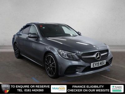 Used Mercedes C220 AMG line 194 HP (142 kW) 2019 Grey Sedan