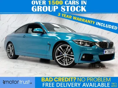 Used BMW 420 M Sport 190 HP (139 kW) 2018 Blue Coupe
