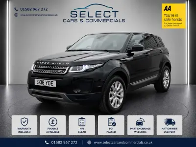 Used Land Rover Range Rover evoque SE 2018 Black Estate