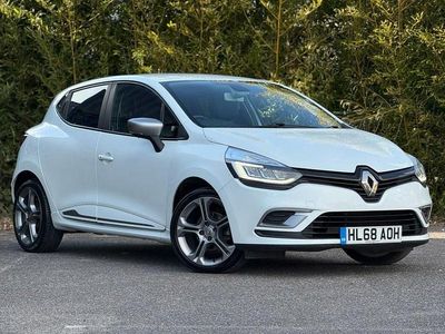 Used Renault Clio IV GT-Line 90 HP (66 kW) 2019 White Hatchback