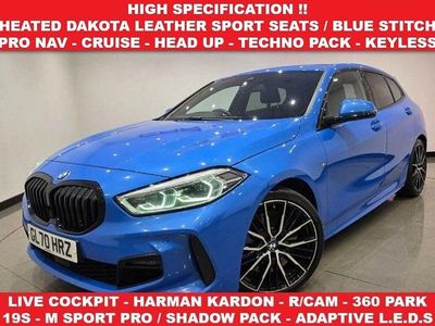 Used BMW 120 M Sport 190 HP (139 kW) 2020 Blue Hatchback