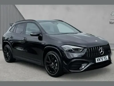Käytetty Mercedes GLA35 AMG Premium Plus 301 HP (221 kW) 2025 Musta Katumaasturi