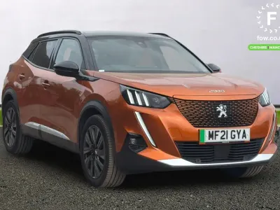 Used Peugeot 2008 Premium 100 kW (136 HP) 2021 Orange SUV
